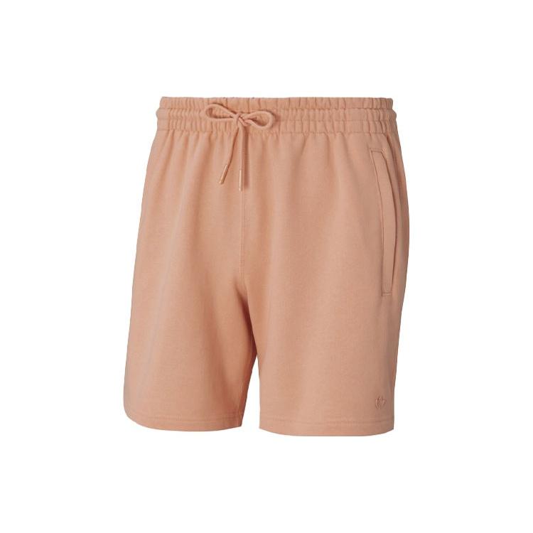 adidas originals C Short Ft Solid Color Drawstring Sports Shorts Red Pink Men s HF6355 L