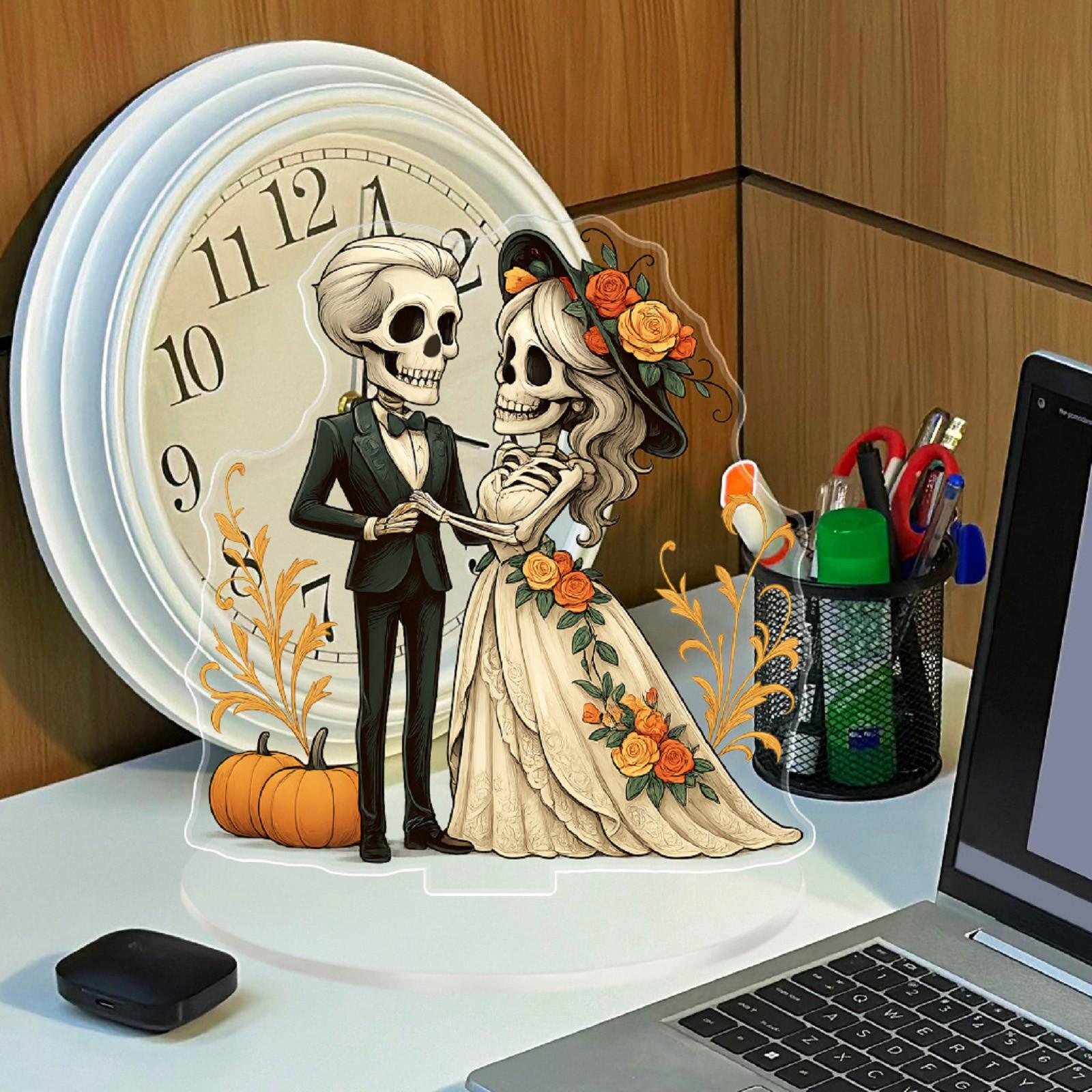 2D Halloween Wedding Platforms Acrylic Ornament One Size