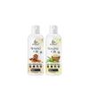 Biomidas 100% reines Mandelöl 60ML & Sesamöl 60ML Kombipackung für schnelles Haarwachstum, gegen Haarausfall, Spliss & fördert weicheres & glänzenderes Haar (Pack
