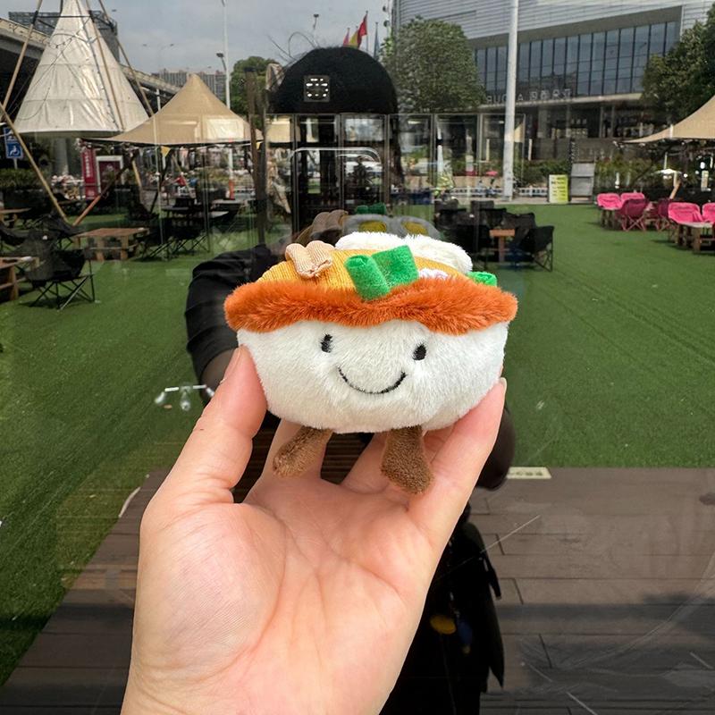 Creative Fun Fruit Plush Doll Home Bedroom Companion Ornaments Cute Doll Pendant Keychain Backpack Decoration Birthday Gift