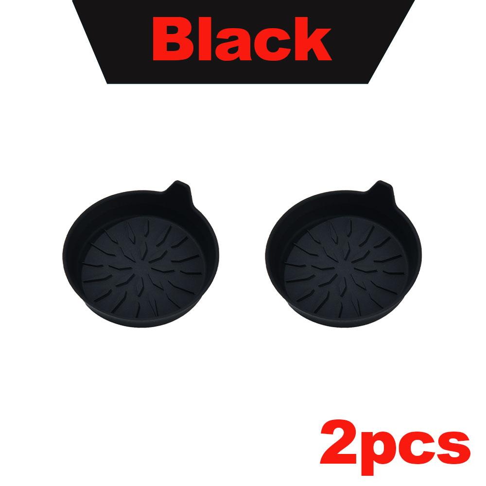 2/4pcs Snowflake Car Cup Holder Coaster Silicone Cup Holder Insert Non-Slip Cup Holder Car AccessoriesInterior Silent Cup Pad