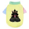 1 Pc Halloween Pet Shirts Cute Ghost Pumpkin Print T‑Shirt Cats & Dogs Costume Festival Apparel For Party Cosplay