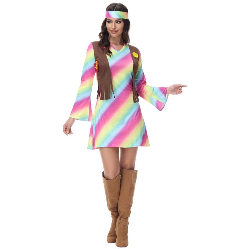 2025 Disco Halloween Party Costumes Dance Hip Hop Sets for Men & Women - Stage Performance Outfits