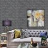 70cmX1m Waterproof Self-adhesive 3D Brick Patterned Wallpaper with Solid Color for Living Room Wall Stickers