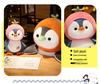 Large Fruit Penguin Pillow: Cute Antarctic Plush Toy for Bed, Huggable Sleeping Doll, Birthday Gift for Girls