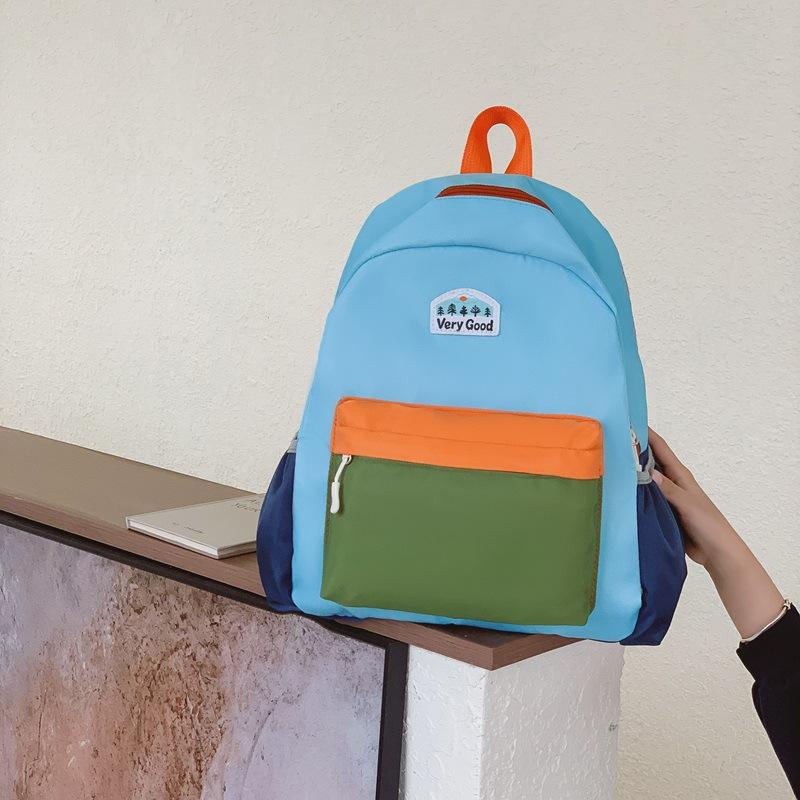 Schultasche neue Farbkombination Kinderrucksack niedlich Kindergarten Schultasche Jungen und Mädchen Freizeit leichter Reiserucksack