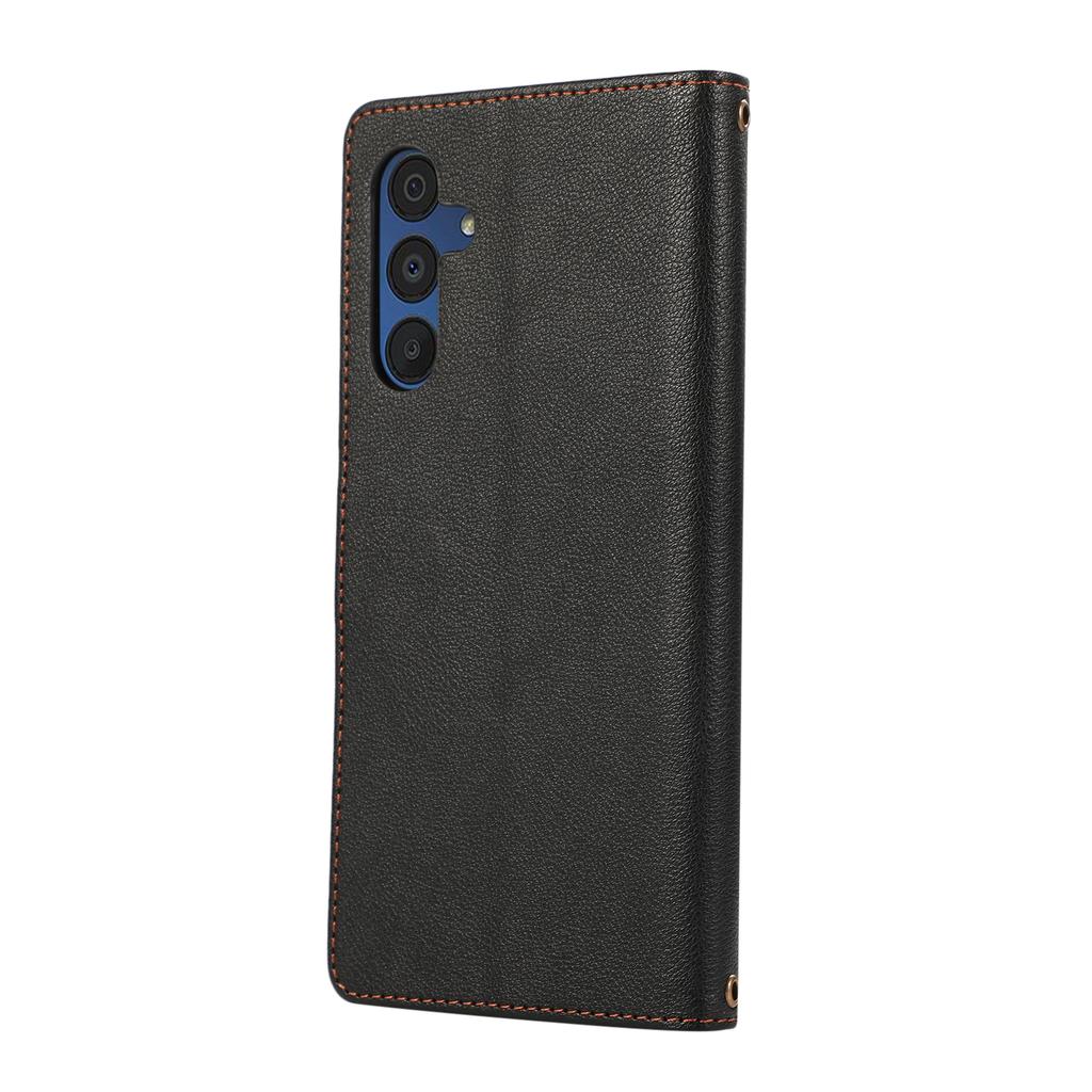 For Samsung Galaxy A36 5G Case Multi Card Slots Zipper Leather Phone Cover with Wrist Strap