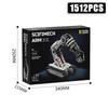 Technical 1512Pcs Science Fiction Programming Robotic Arm Building Blocks High Tech Engineering Car Bricks Toys Kids Adult Gift