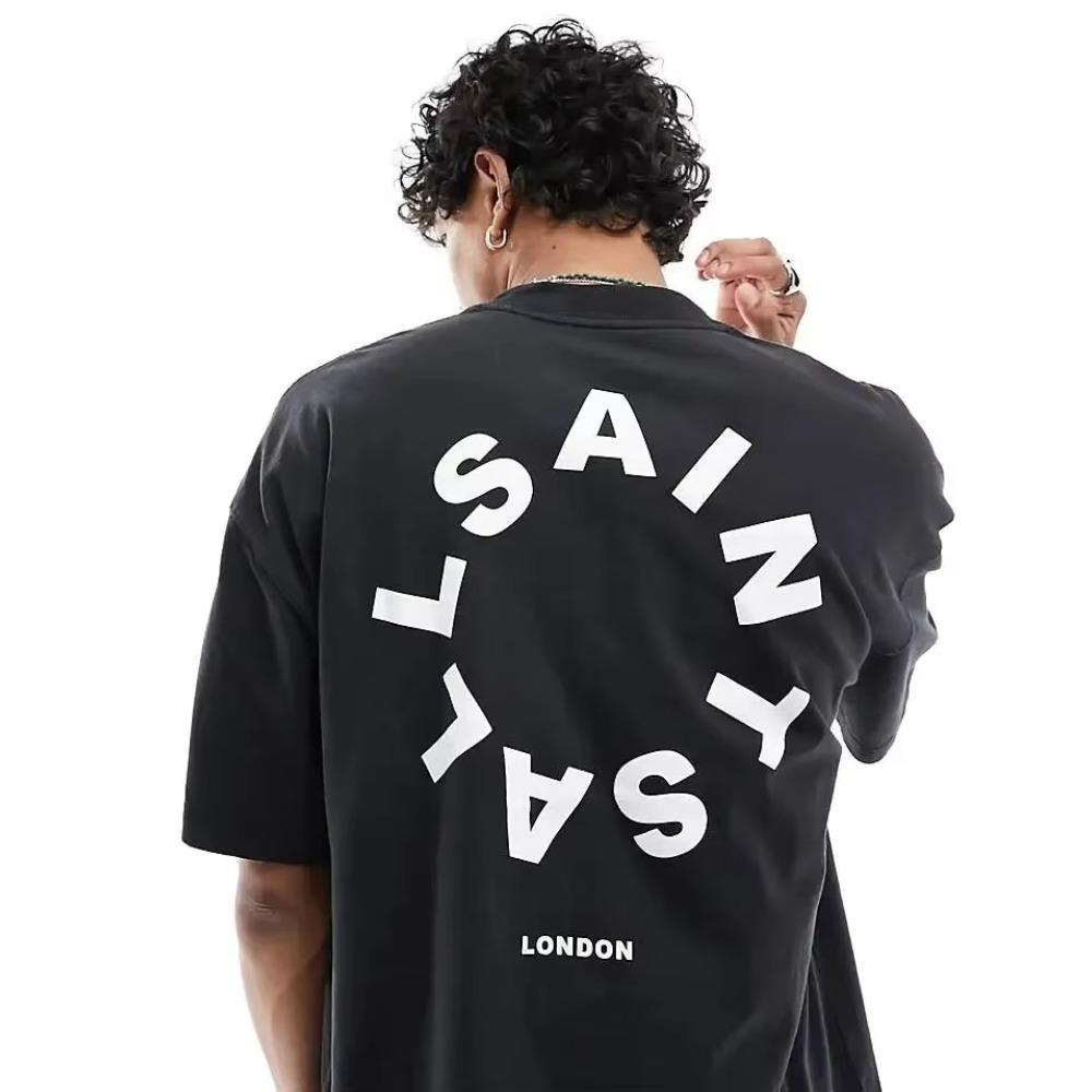 Luxury Cotton T-shirt Unisex Summer Trendy Loose Short Sleeve Top for Men Women Kids Big Size Family Matching 2024 New Arrival