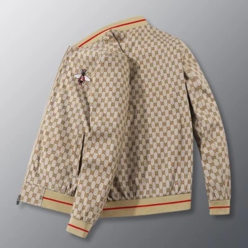 Men's Jacket Spring and Autumn New Jacket Middle-aged and Young Casual Printed Top
