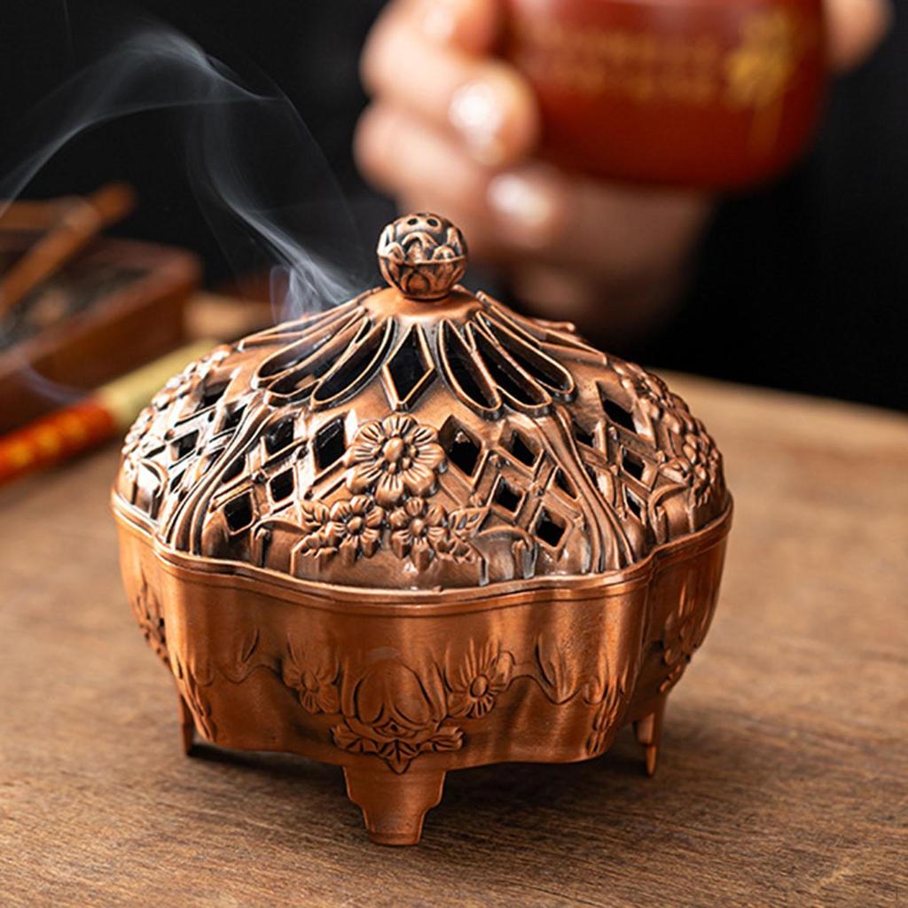 Burner Holder Bowl Censer Ornament for Bookshelf Cabinet Tea Room