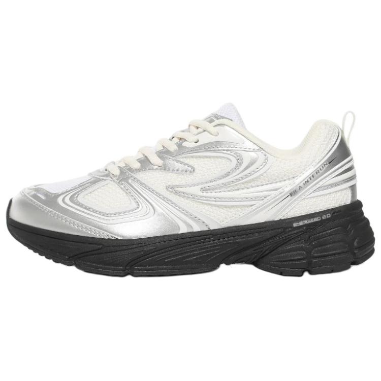 New FILA Interrun Wear Resistant Low Top Casual Shoes Unisex White 1RM02699G-063