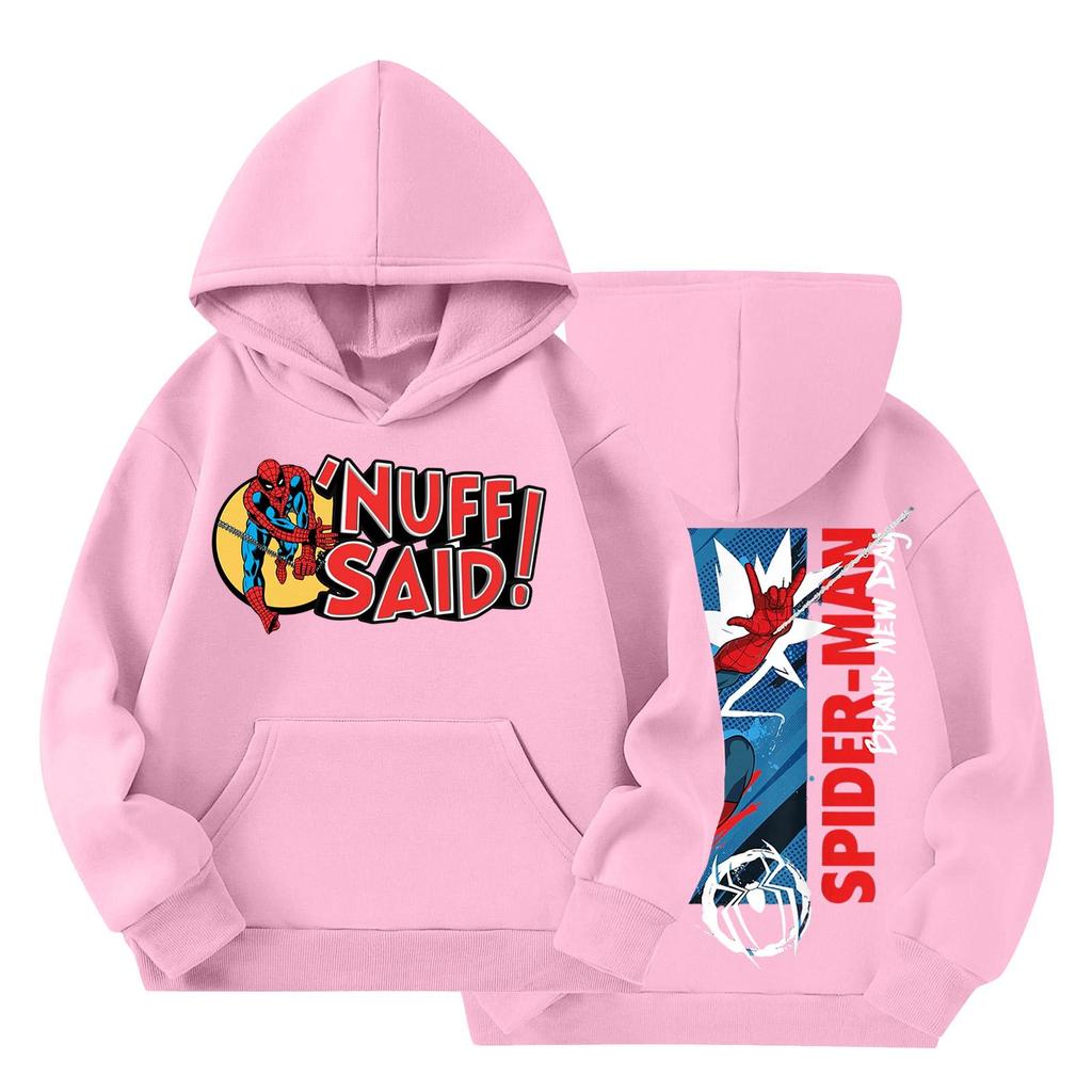 Kids' Long Sleeve Loose Fit Pullover Hoodie with and Print