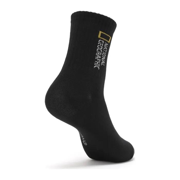 National Geographic N265ASO010 Middle Socks Bundle BLACK