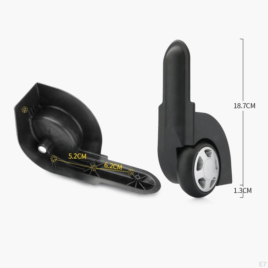 2Pcs Swivel Caster Wheels Suitcase Accessories Spare Trolley Case Luggage Wheel Directional
