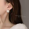 Elegant 2025 French Pearl Earrings for Women - Unique, High-End Design