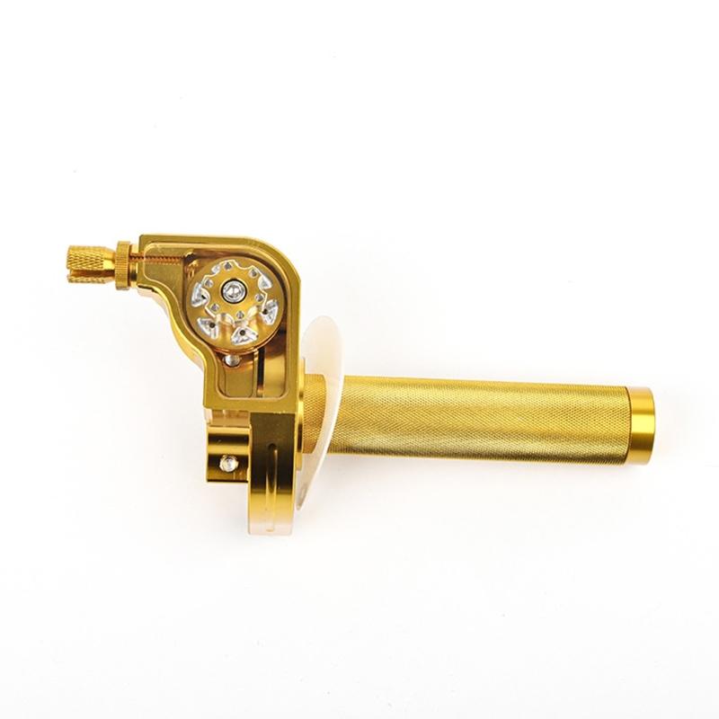 Universals Motorcycle Handlebar Grip 22mm Aluminum Throttles Controls Ergonomic Design For Smooth Cycling