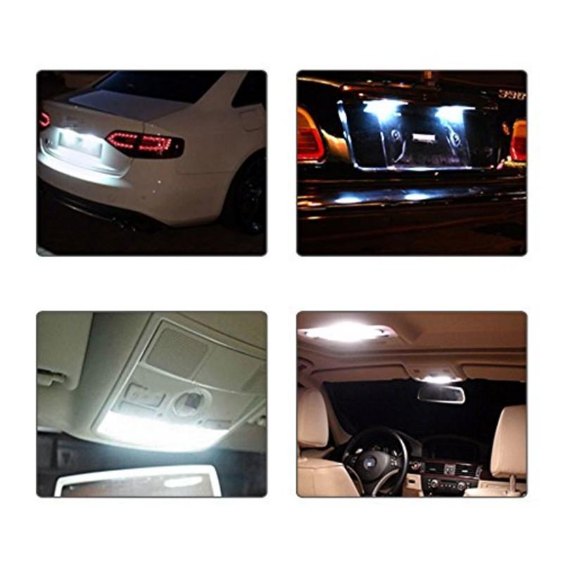 5Pcs/lot Dome Light 31mm 36mm 39mm 41mm Car COB 1.5W DC12V Interior Car LED Bulbs Lamp Interior Dome Lights Plate Lamps Bulbs Bulbs 7