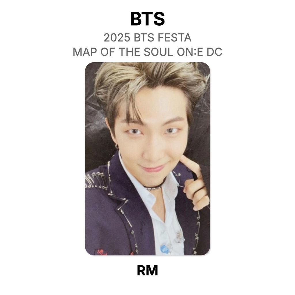 BTS 2025 BTS FESTA BTS MAP OF THE SOUL ON:E DC Official Photocard