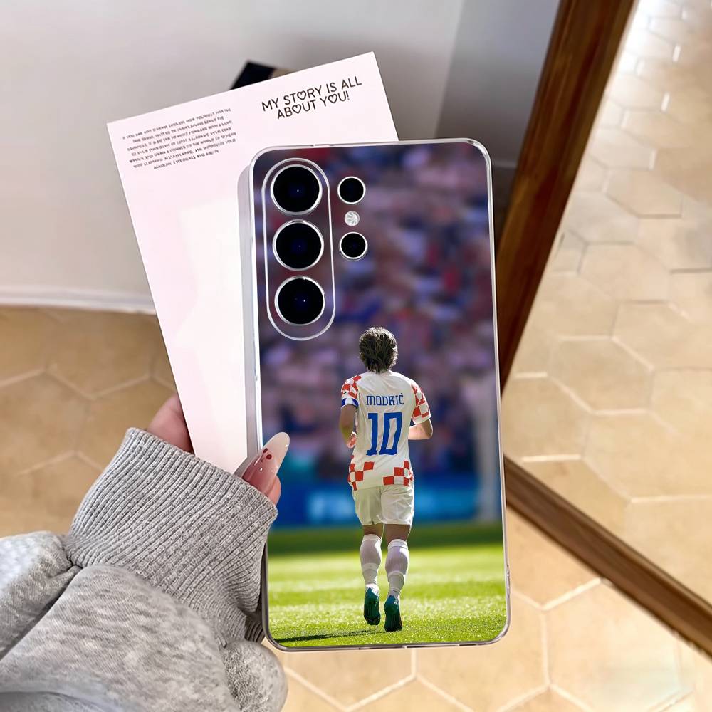 Etui na telefon Luka Modric do Samsung S25, S24, S21, S22, S23, S30, Ultra, S20, Plus, Fe, Note, 10, 9, 5G Przezroczyste Pokrowiec