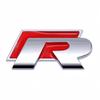 NEW For  VWR  Logo Metal Car Grille Emblem Rear Trunk Badge Stickers Polo Golf Jetta Beetle CC Tiguan Touran Passa Zd9