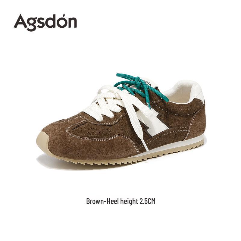 Августин Женские Ретро Красные Балетки - Коллекция Осень 2025 36