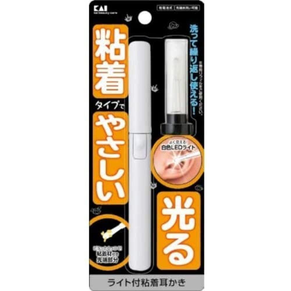 Kai Corporation Sticky Ear Pick with Light (1 piece)