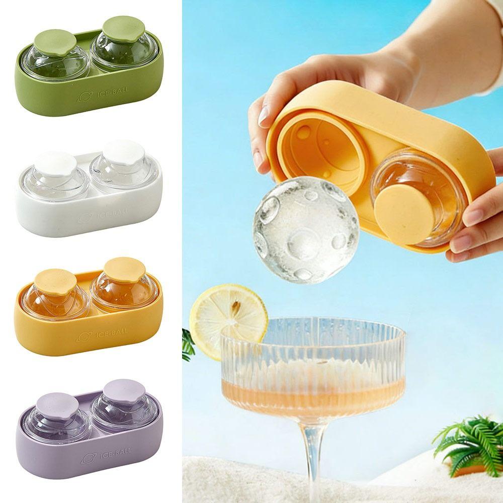 Silicone Ice Ball Maker Round Ice Cube Tray Portable Ice Ball Mold for Whiskey Cocktail Tools