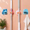 Mop Hook Without Punching Wall Mounted Toilet Broom Storage Rack