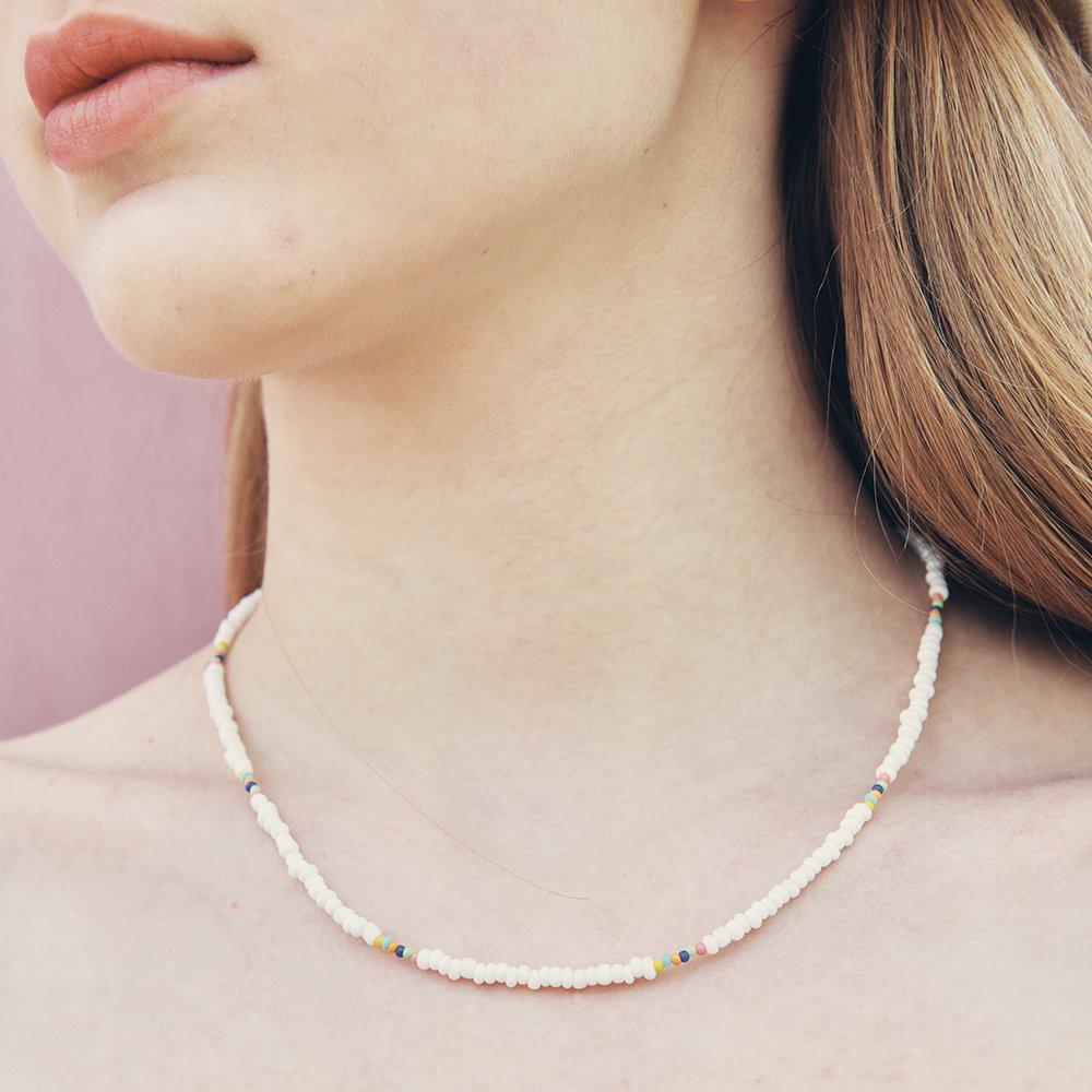 Penta Color Beads Necklace_Vh2336Ne022B