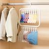 Portable Multi-clip Sock Holders Detachable Children's Hook Hanger Drying Rack with Clips  Home
