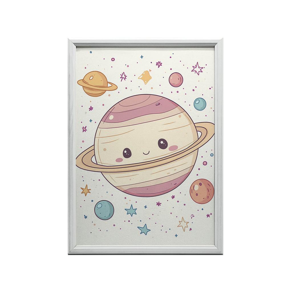 Plakat Urocza Planetka Plakat Urocza Planetka, 50X70 Cm, Bez Ramy, Płótno Premium Na Blejtramie