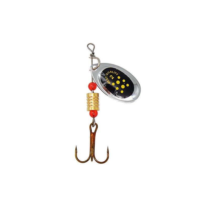 

Luya bait set, hand crank composite sequins, fishing gear accessories, bait bait 6cm3g metal sequins Luya bait