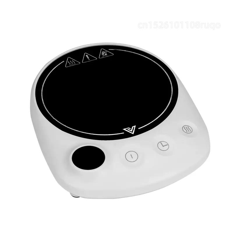 

Электрическая нагревательная пластина для напитков 200 Вт, умная подставка для подогрева кружек с молоком, чаем, кофе, для стола, 5 температур с таймером, автоматическое отключение