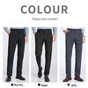 Hodo Men's Autumn/Winter Easy-Care Commuter Trousers
