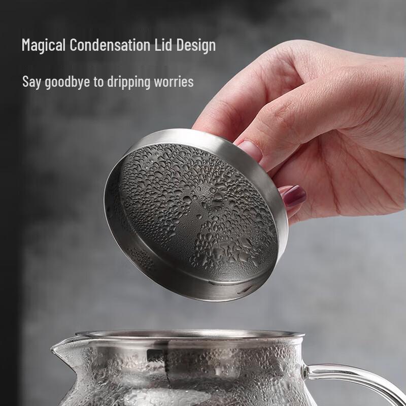 Shangming Handmade Heat-Resistant Glass Teapot Set with Infuser