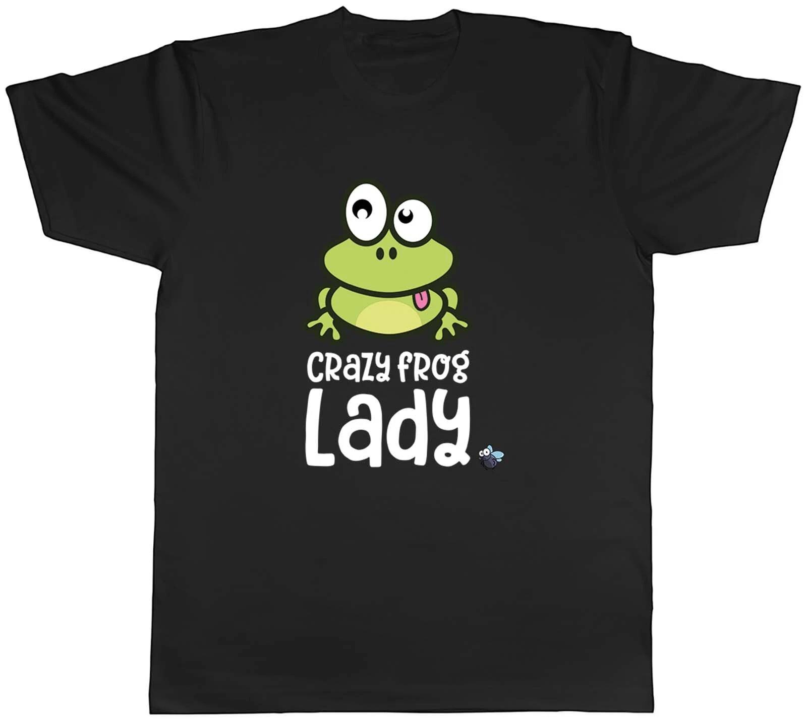 Funny Crazy Frog Lady T-Shirt Toad Tadpole Unisex Tee Gift XXXL