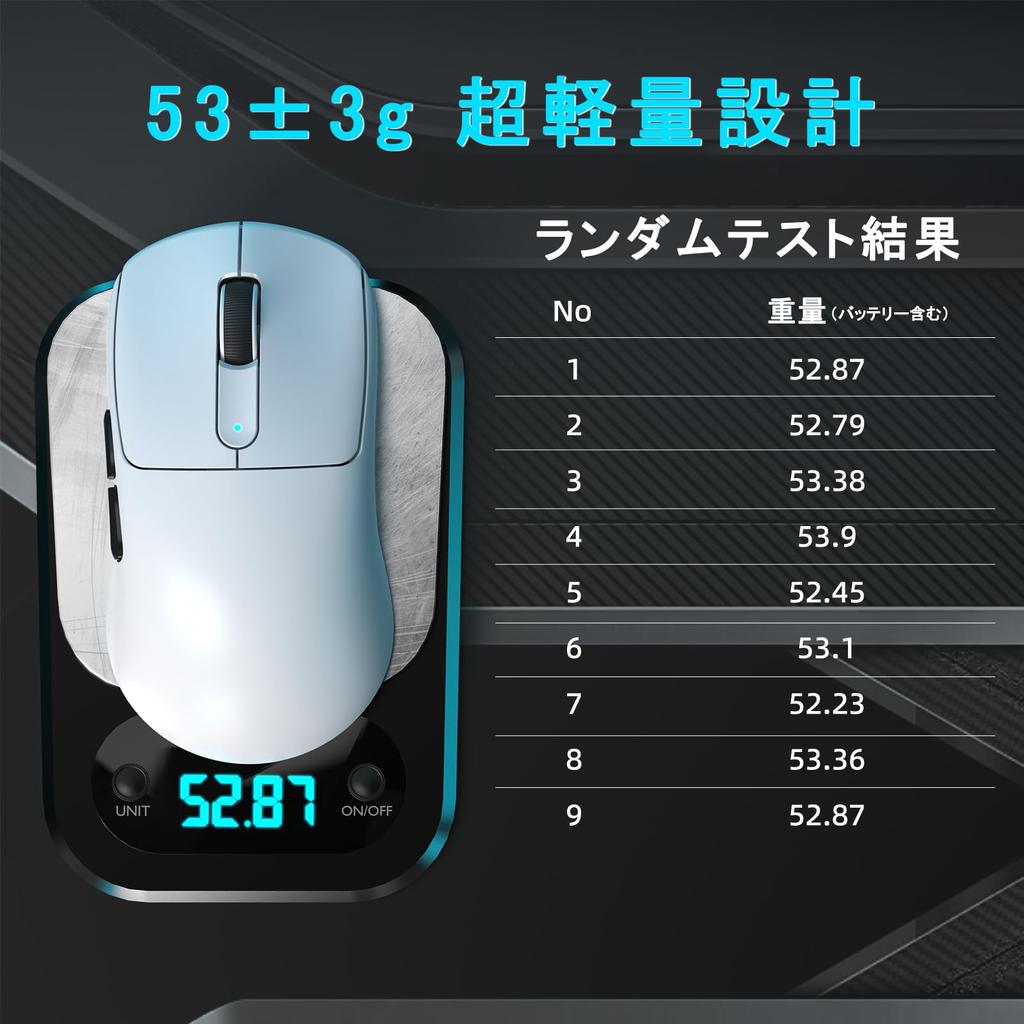 ATTACK SHARK V5 Gaming DPI 42000 8000Hz Wireless Report Lightweight Design for Large Durable AI Automatic and Fast Low Great Value for Intermediate