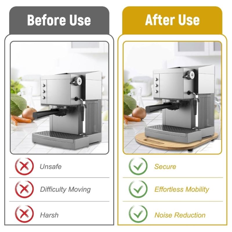 Drewniana Podkładka Pod Spód Baza Maszyny do Gotowania Przesuwna Podkładka do Umieszczania Stojak Mikser Stojący Podkładka Ślizgowa TM5 TM 6 Deska Robota Kuchennego