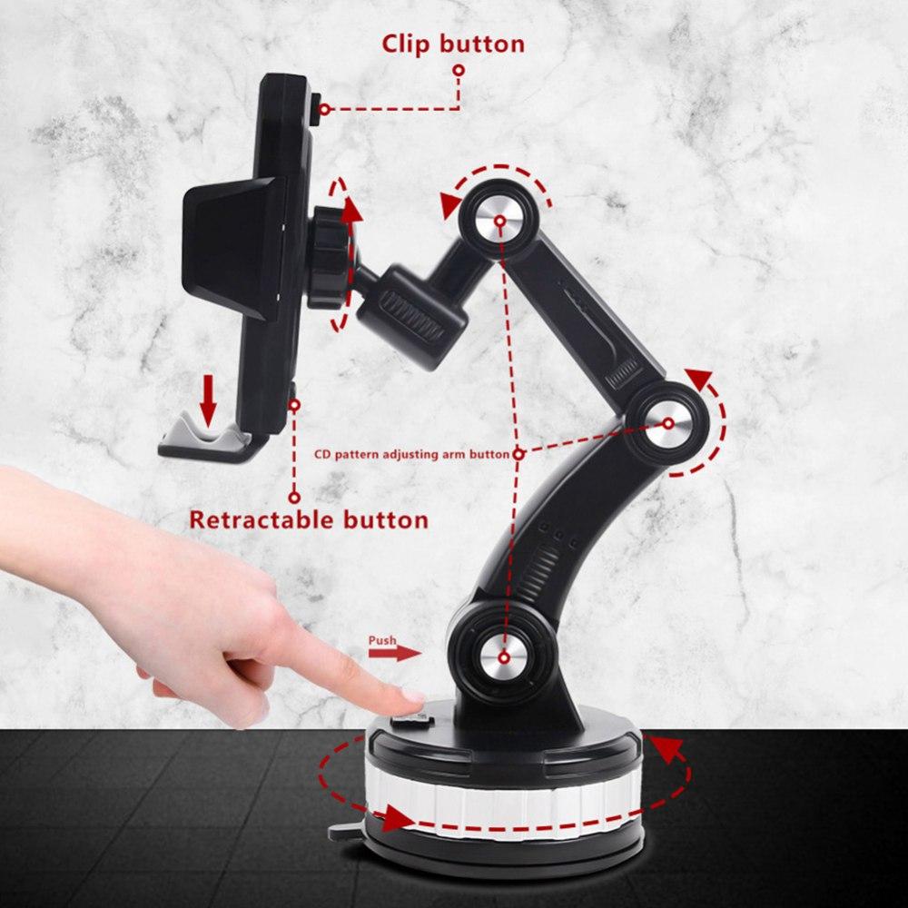 Handyhalter für Armaturenbrett, Windschutzscheiben-Entlüftung, kompatibel mit Autotelefonhalterung