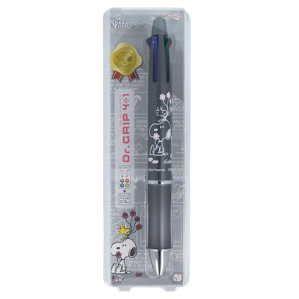 

Канцелярские товары Sunstar Ручка Snoopy Подарочная ручка Серая S4655346 Многофункциональная серый