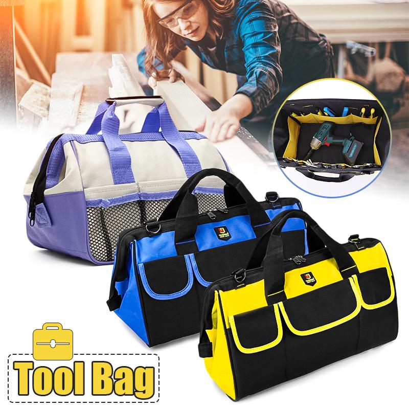 12/" Electrician Canvas Handle Tool Bag Heavy Duty Toolbag Mutifunction Storage