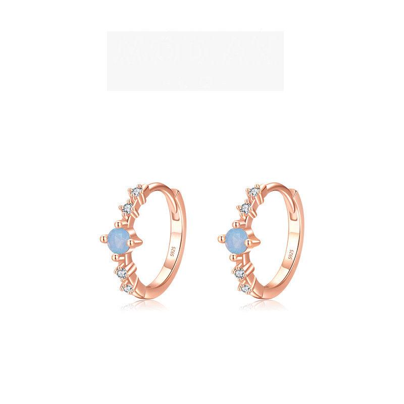 

Танциз стерлингового серебра 925 пробы циркон серьги серьги-капли для женщин подарки на свадьбу розового золота