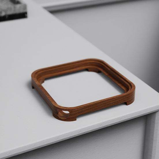 Dřevěný stolní stojan, držák pro odvod tepla, vysoká stabilita, prachotěsný design, univerzální chladicí držák, dokovací stanice pro MacMini