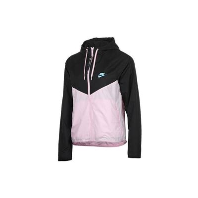 Nsw Windrunner Kurtka Color Block Damska Kurtka Piankowy Róż BV3940-663