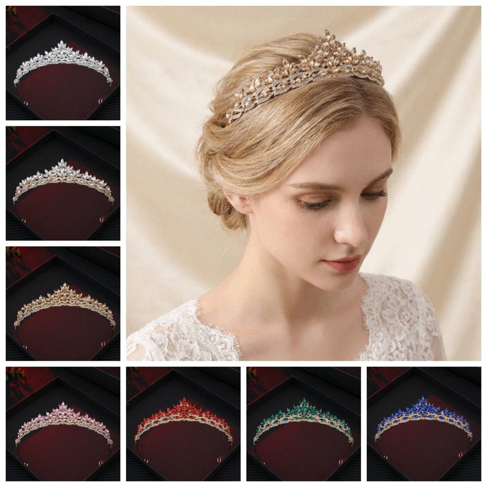 Gorgeous Baroque Queen Tiaras Sparkling Luxury Crystal Tiara Rhinestone Tiara Gorgeous Accessories