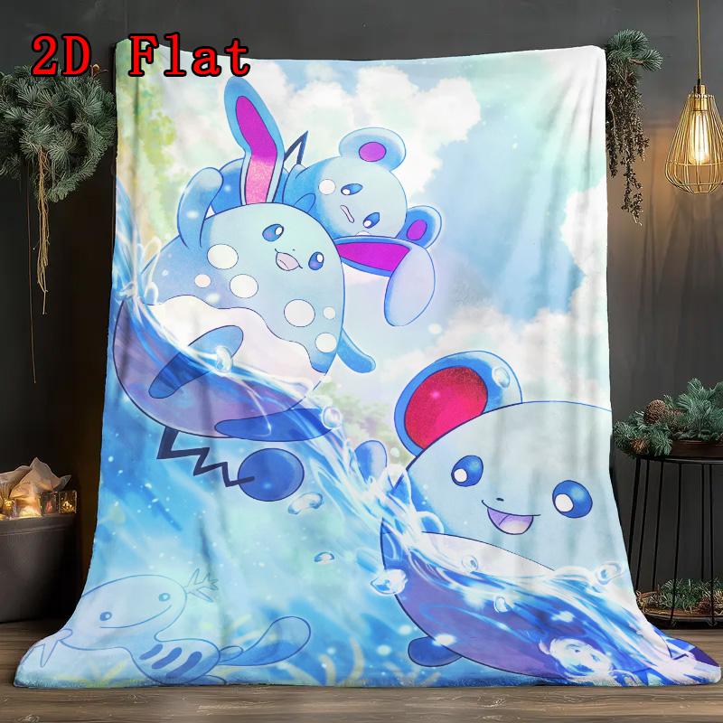 The Smurfs 2D Flat Pattern Flannel Blanket High quality All Seasons Warmth and Comfort Perfect for Christmas Gifts.MMT0918620