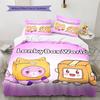 LankyBox  Pattern Bedding Quilt Set  Home Decoration  Gift (1 * duvet cover + 2 * pillowcase  without core)