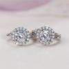 Small For Women Hoop Earrings Aaa Zircon Crystal Stone Basic Simple Style And Classic Temperament Female Earrings NewSimple Jewelry