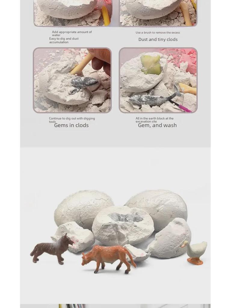 Neues Tierausgrabungs-Entdeckungsset: Ozean- & Grasland-Insektenerkundungsspielzeug für Kinder